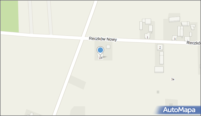 Reczków Nowy, Reczków Nowy, 1A, mapa Reczków Nowy