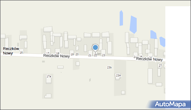 Reczków Nowy, Reczków Nowy, 22, mapa Reczków Nowy
