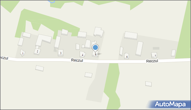 Reczul, Reczul, 5, mapa Reczul