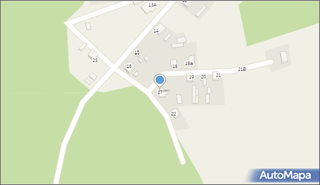 Reczyce, Reczyce, 17, mapa Reczyce