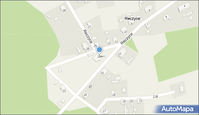 Reczyce, Reczyce, 24, mapa Reczyce