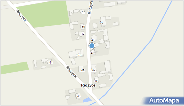 Reczyce, Reczyce, 47, mapa Reczyce
