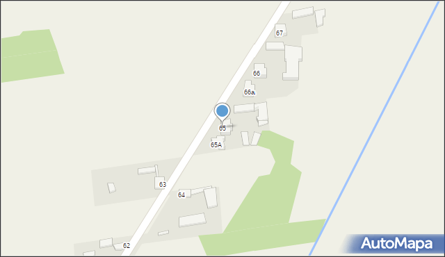 Reczyce, Reczyce, 65, mapa Reczyce
