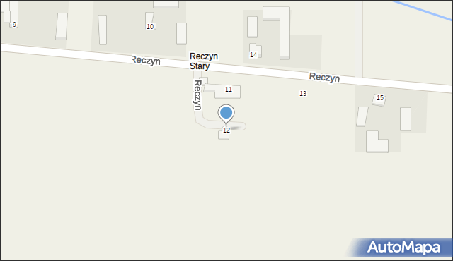 Reczyn, Reczyn, 12, mapa Reczyn