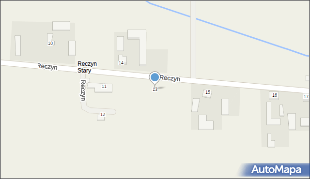 Reczyn, Reczyn, 13, mapa Reczyn