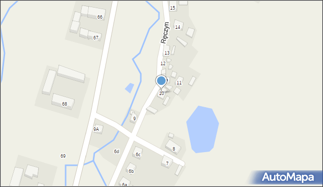 Ręczyn, Ręczyn, 10, mapa Ręczyn