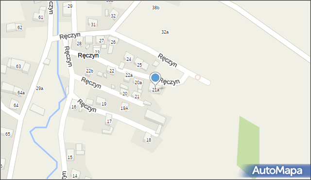 Ręczyn, Ręczyn, 21a, mapa Ręczyn