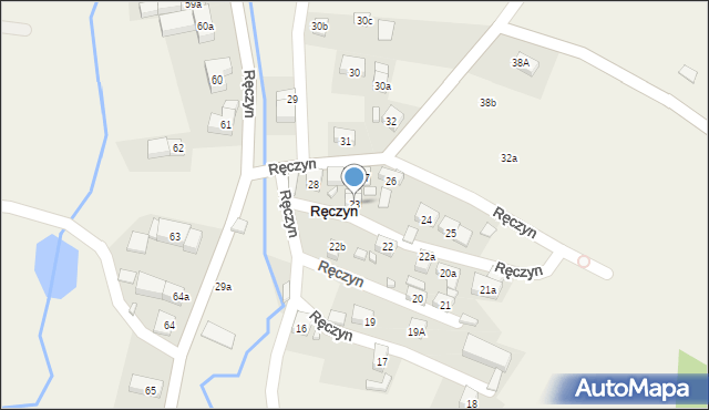 Ręczyn, Ręczyn, 23, mapa Ręczyn