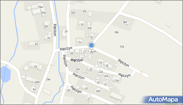 Ręczyn, Ręczyn, 26, mapa Ręczyn