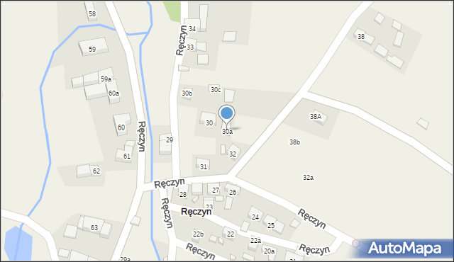 Ręczyn, Ręczyn, 30a, mapa Ręczyn