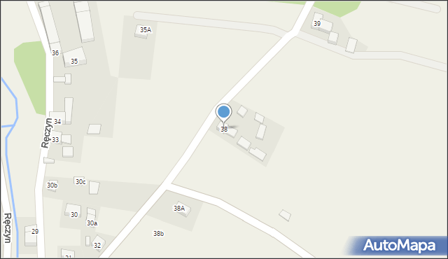 Ręczyn, Ręczyn, 38, mapa Ręczyn