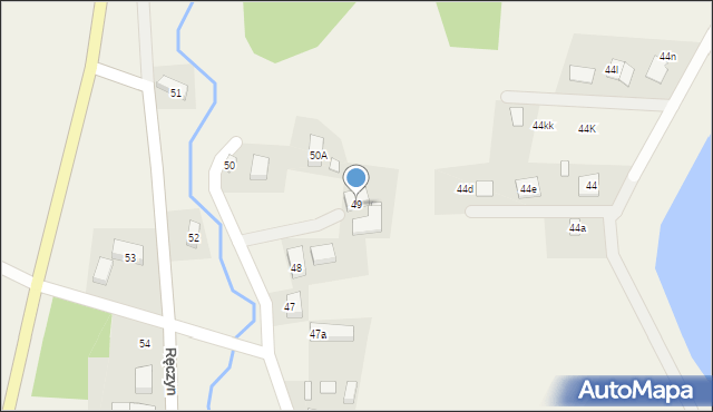 Ręczyn, Ręczyn, 49, mapa Ręczyn