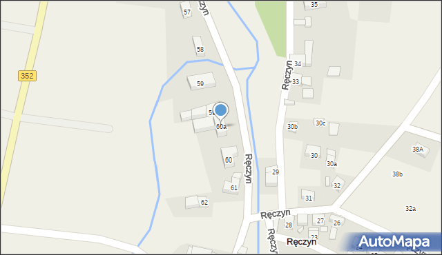 Ręczyn, Ręczyn, 60a, mapa Ręczyn