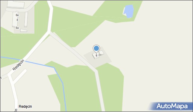 Redęcin, Redęcin, 5, mapa Redęcin