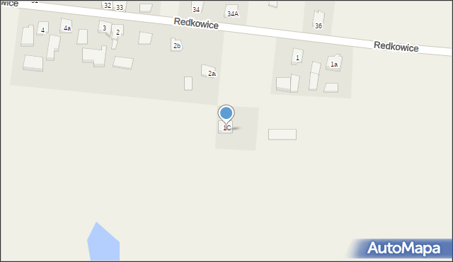 Redkowice, Redkowice, 1b, mapa Redkowice