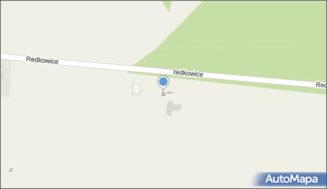 Redkowice, Redkowice, 1k, mapa Redkowice