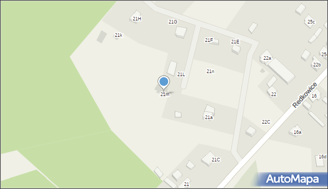 Redkowice, Redkowice, 21m, mapa Redkowice