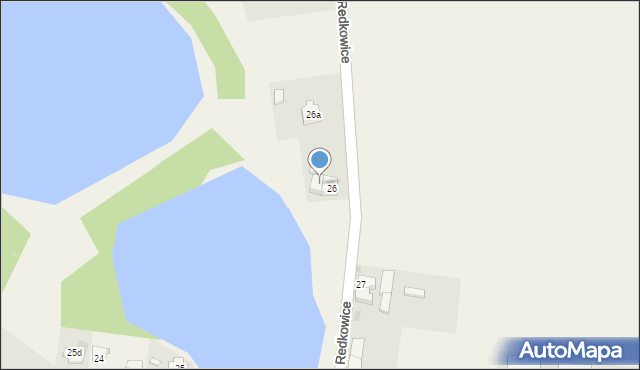 Redkowice, Redkowice, 26b, mapa Redkowice