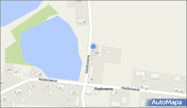 Redkowice, Redkowice, 28, mapa Redkowice