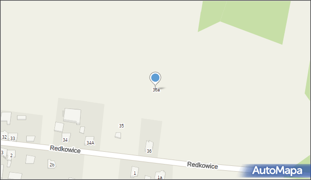 Redkowice, Redkowice, 36a, mapa Redkowice