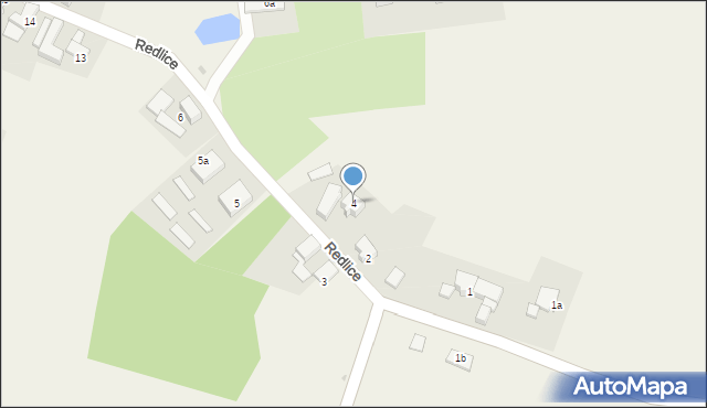 Redlice, Redlice, 4, mapa Redlice