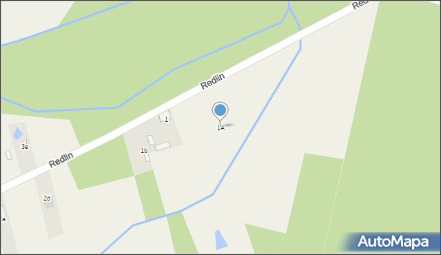 Redlin, Redlin, 1A, mapa Redlin