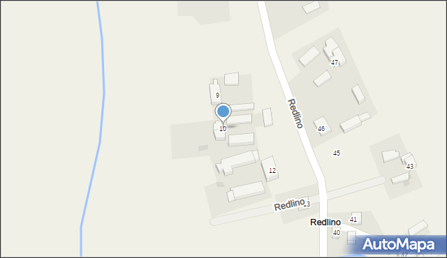 Redlino, Redlino, 10, mapa Redlino
