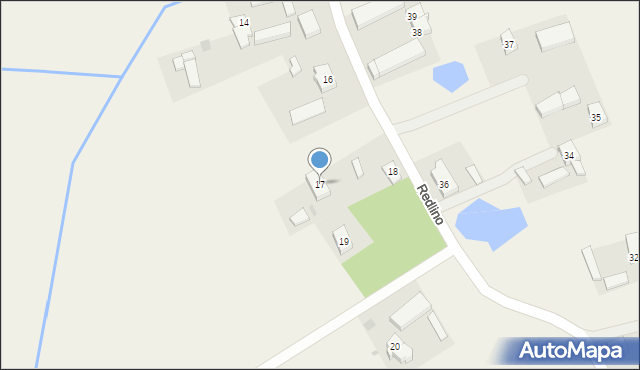 Redlino, Redlino, 17, mapa Redlino