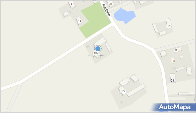 Redlino, Redlino, 21, mapa Redlino