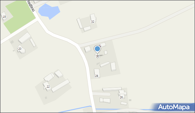 Redlino, Redlino, 30, mapa Redlino