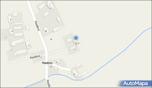 Redlino, Redlino, 43, mapa Redlino