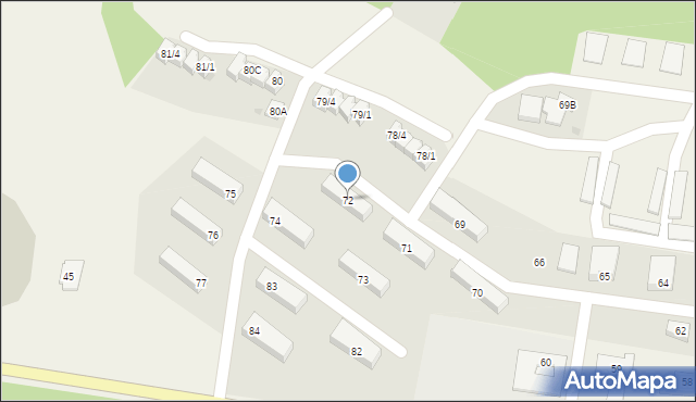 Redło, Redło, 72, mapa Redło