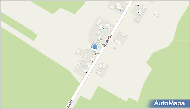Rędocin, Rędocin, 4, mapa Rędocin