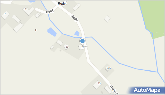 Redy, Redy, 12, mapa Redy