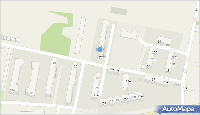 Redzikowo, Redzikowo, 27, mapa Redzikowo