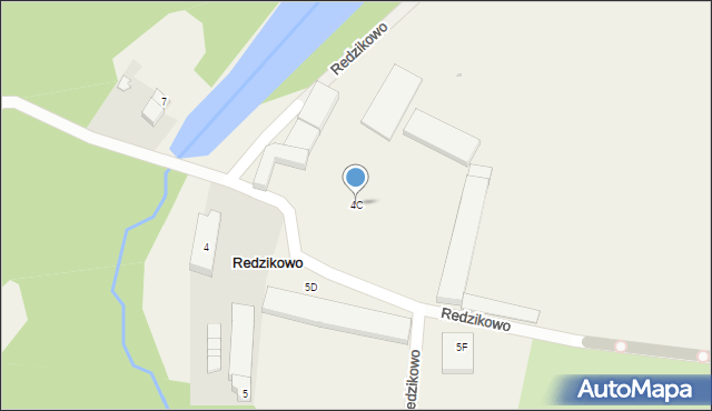Redzikowo, Redzikowo, 4C, mapa Redzikowo