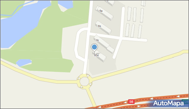 Redzikowo, Redzikowo, 6D, mapa Redzikowo