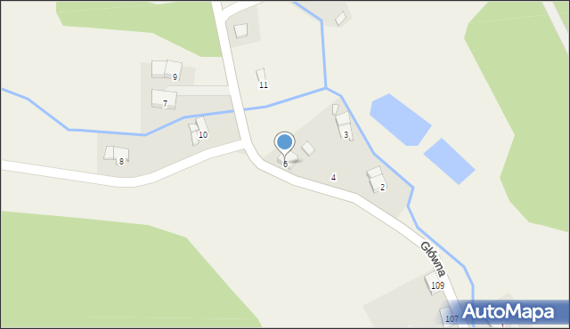 Rędziny, Rędziny, 6, mapa Rędziny