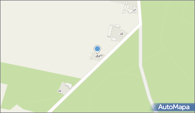 Rędziny, Rędziny, 48A, mapa Rędziny