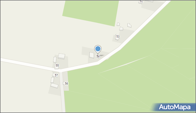 Rędziny, Rędziny, 54, mapa Rędziny