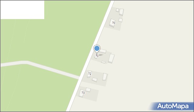 Rędziny, Rędziny, 71, mapa Rędziny