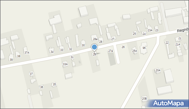 Regnów, Regnów, 29, mapa Regnów