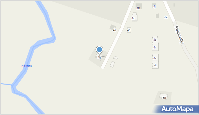 Rejczuchy, Rejczuchy, 4g, mapa Rejczuchy