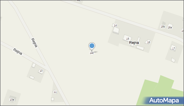 Rejna, Rejna, 14c, mapa Rejna