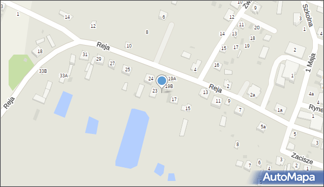 Rejowiec, Reja Mikołaja, 21, mapa Rejowiec