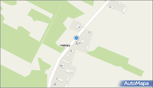 Rejowiec, Rejowiec, 25, mapa Rejowiec