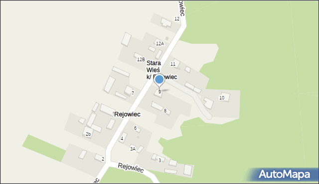 Rejowiec, Rejowiec, 9, mapa Rejowiec