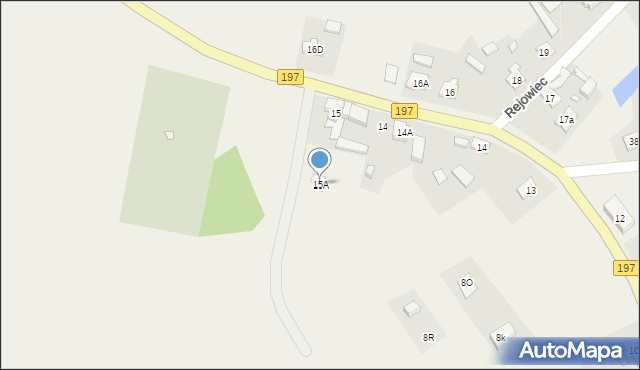 Rejowiec, Rejowiec, 15A, mapa Rejowiec