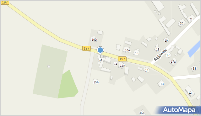 Rejowiec, Rejowiec, 15B, mapa Rejowiec
