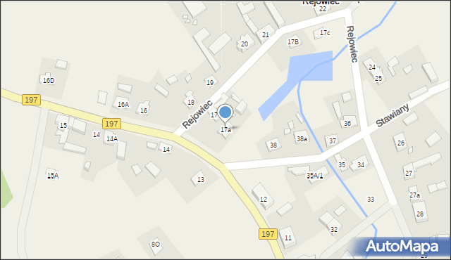 Rejowiec, Rejowiec, 17a, mapa Rejowiec